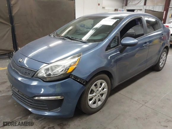 2016 Kia Rio LX with VIN KNADM4A35G6692492, listed as a IAAI auction lot 41623039 with NaN miles. Bid and sale history available at carsss.com. Image 2.