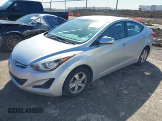2015 Hyundai Elantra SE z VIN 5NPDH4AE9FH562261, wystawiony jako IAAI lot #41710313 z przebiegiem 74 824 mil mil oraz . Historia ofert i sprzedaży dostępna na DreamBid. Obrazek 2.