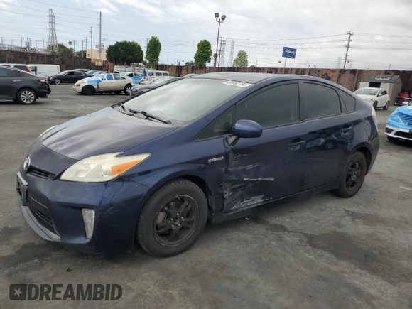 2014 Toyota Prius Four with VIN JTDKN3DU6E0369543, listed as a Copart auction lot 53692765 with 255,540 mi miles and Salvage Title. Bid and sale history available at DreamBid. Image 1.