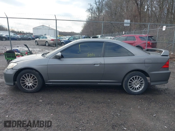 2005 Honda Civic EX with VIN 1HGEM21905L023773, listed as a IAAI auction lot 41662161 with 167,129 mi miles. Bid and sale history available at carsss.com. Image 14.