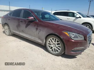 2015 Hyundai Genesis 5.0L with VIN KMHGN4JF4FU045739, listed as a Copart auction lot 61482474 with 117,558 mi miles and Salvage Title. Bid and sale history available at carsss.com. Image 4.