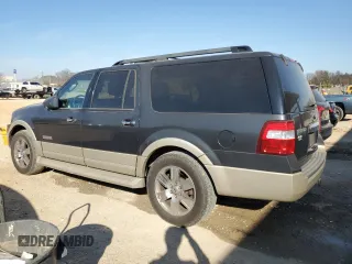 2007 Ford Expedition Max Eddie Bauer with VIN 1FMFK18547LA91675, listed as a Copart auction lot 46532425 with 232,784 mi miles and Salvage Title. Bid and sale history available at DreamBid. Image 2.