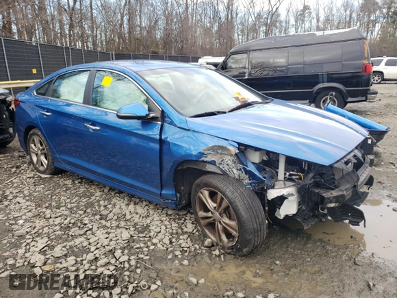 2019 Hyundai Sonata SEL with VIN 5NPE34AF3KH748254, listed as a Copart auction lot 85461844 with 68,930 mi miles and Salvage Title. Bid and sale history available at DreamBid. Image 4.