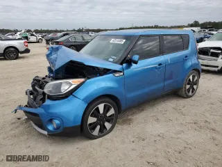2019 Kia Soul + with VIN KNDJP3A51K7644726, listed as a Copart auction lot 42515305 with 82,707 mi miles and Salvage Title. Bid and sale history available at carsss.com. Image 1.