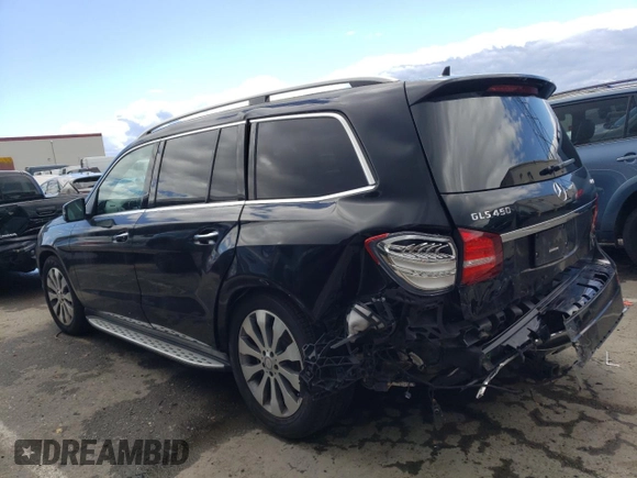 2017 Mercedes-Benz GLS with VIN 4JGDF6EE8HA809335, listed as a Copart auction lot 45687693 with 137,260 mi miles. Bid and sale history available at carsss.com. Image 2.