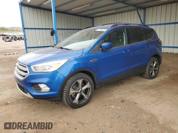 2017 Ford Escape SE with VIN 1FMCU9GD1HUC40205, listed as a Copart auction lot 54778475 with 54,297 mi miles and Clean Title. Bid and sale history available at carsss.com. Image 1.