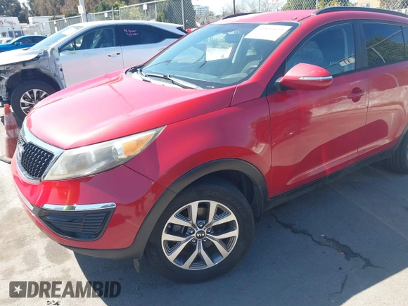 2014 Kia Sportage LX with VIN KNDPB3AC0E7607615, listed as a IAAI auction lot 41839123 with 93,946 mi miles. Bid and sale history available at carsss.com. Image 6.