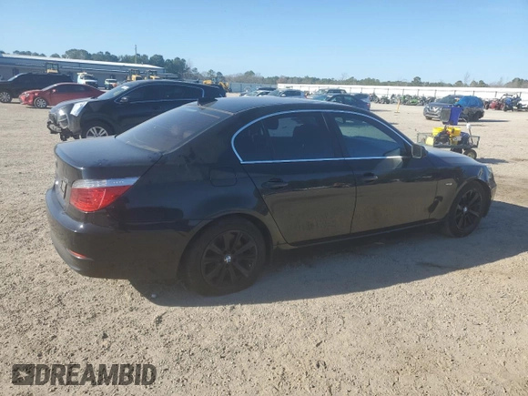 2008 BMW 5 Series 535i with VIN WBANW13578CZ81551, listed as a Copart auction lot 43568245 with 166,557 mi miles and Salvage Title. Bid and sale history available at carsss.com. Image 3.