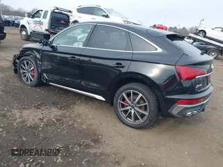 2024 Audi SQ5 Sportback Premium Plus with VIN WA124AFY6R2104522, listed as a IAAI auction lot 40980151 with 2,429 mi miles and . Bid and sale history available at DreamBid. Image 3.