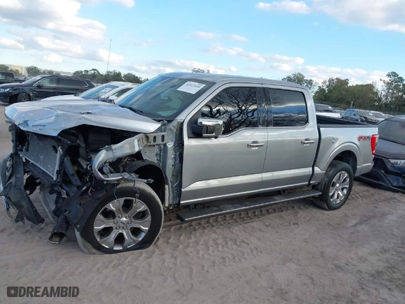 2021 Ford F-150 XL with VIN 1FTFW1E89MFA52789, listed as a IAAI auction lot 41022660 with 41,870 mi miles. Bid and sale history available at carsss.com. Image 14.
