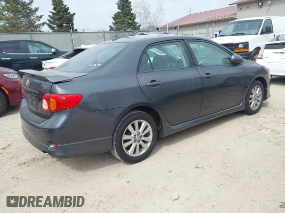 2009 Toyota Corolla with VIN 2T1BU40E99C107244, listed as a IAAI auction lot 42167737 with 164,550 mi miles. Bid and sale history available at carsss.com. Image 4.