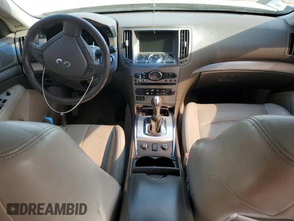 2012 Infiniti G25 x z VIN JN1DV6AR8CM861526, wystawiony jako Copart lot #50484625 z przebiegiem Nie podano mil oraz Szkoda całkowita • Salvage title. Historia ofert i sprzedaży dostępna na DreamBid. Obrazek 8.