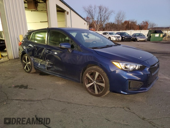 2017 Subaru Impreza Special Sports with VIN 4S3GTAK68H1714493, listed as a Copart auction lot 80633344 with 124,576 mi miles and Salvage title. Bid and sale history available at DreamBid. Image 4.