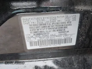 2020 Nissan Sentra S with VIN 3N1AB8BV0LY261731, listed as a IAAI auction lot 41685598 with 110,452 mi miles. Bid and sale history available at carsss.com. Image 9.