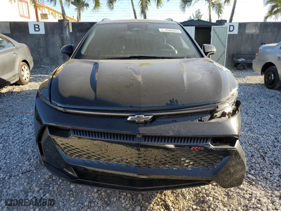 2024 Chevrolet Equinox EV RS with VIN 3GN7DNRP4RS222960, listed as a Copart auction lot 47896605 with 6,511 mi miles and Salvage Title. Bid and sale history available at carsss.com. Image 5.