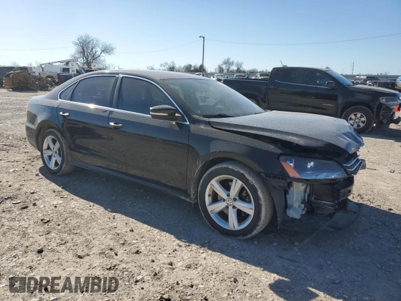 2013 Volkswagen Passat SE with VIN 1VWBH7A30DC130963, listed as a Copart auction lot 47929415 with 176,137 mi miles and Salvage Title. Bid and sale history available at carsss.com. Image 4.