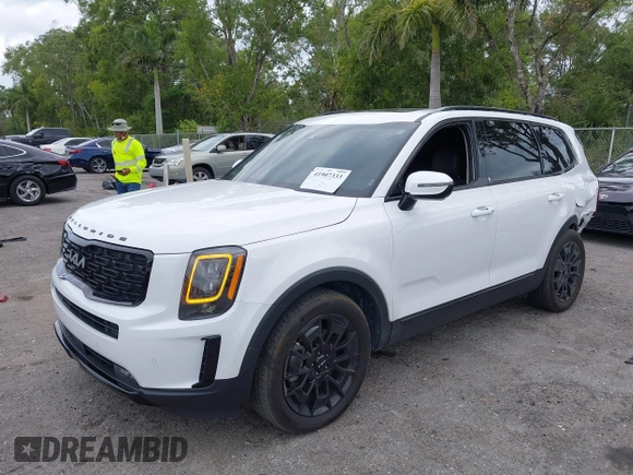 2022 Kia Telluride SX with VIN 5XYP5DHC8NG308797, listed as a IAAI auction lot 41907333 with 65,447 mi miles and . Bid and sale history available at carsss.com. Image 18.