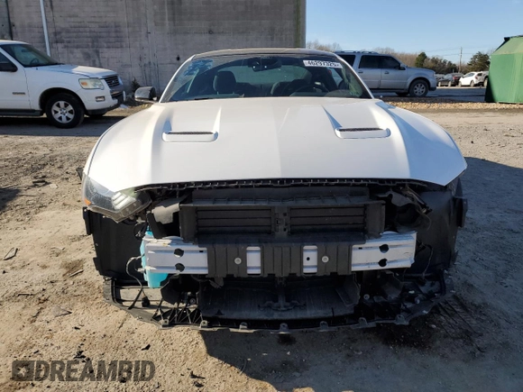 2023 Ford Mustang EcoBoost with VIN 1FA6P8TH2P5107141, listed as a Copart auction lot 46297325 with 26,459 mi miles and Salvage Title. Bid and sale history available at carsss.com. Image 5.