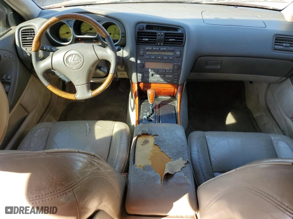 2001 Lexus GS 430 with VIN JT8BL69S310008245, listed as a Copart auction lot 76756304 with 257,051 mi miles and Salvage Title. Bid and sale history available at carsss.com. Image 8.