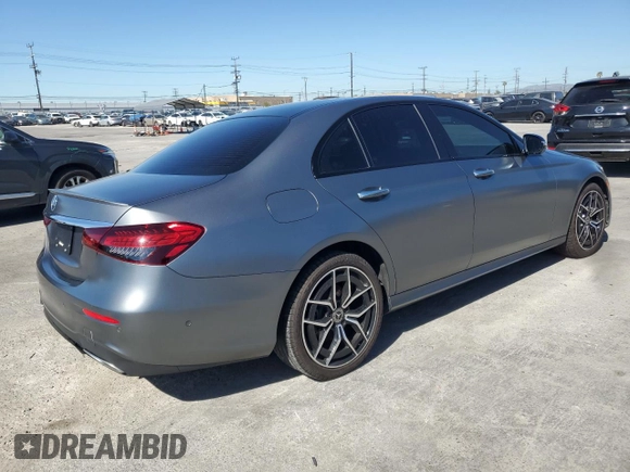 2023 Mercedes-Benz E-Class E 350 with VIN W1KZF8DB7PB106515, listed as a Copart auction lot 50422465 with 53,877 mi miles and Salvage Title. Bid and sale history available at carsss.com. Image 3.
