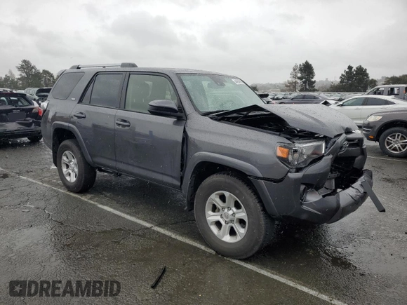 2023 Toyota 4Runner SR5 with VIN JTEMU5JR4P6100122, listed as a Copart auction lot 44984915 with 23,588 mi miles and Salvage title. Bid and sale history available at DreamBid. Image 4.