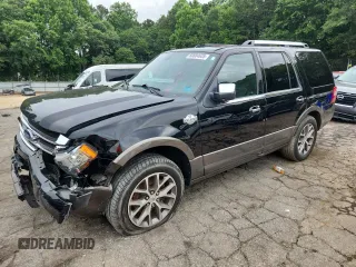 2017 Ford Expedition XLT with VIN 1FMJU1HT3HEA43562, listed as a Copart auction lot 60684635 with 77,306 mi miles and Salvage title. Bid and sale history available at DreamBid. Image 1.