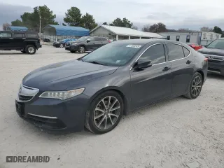 2016 Acura TLX V6 Tech with VIN 19UUB2F50GA006512, listed as a Copart auction lot 47568045 with 120,300 mi miles and Clean Title. Bid and sale history available at carsss.com. Image 1.