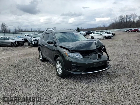 2015 Nissan Rogue SV with VIN KNMAT2MVXFP535768, listed as a Copart auction lot 53031005 with 124,767 mi miles and Salvage Title. Bid and sale history available at carsss.com. Image 12.