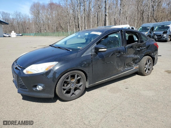 2014 Ford Focus SE with VIN 1FADP3F29EL297594, listed as a Copart auction lot 53249755 with 207,713 mi miles and Salvage Title. Bid and sale history available at carsss.com. Image 1.