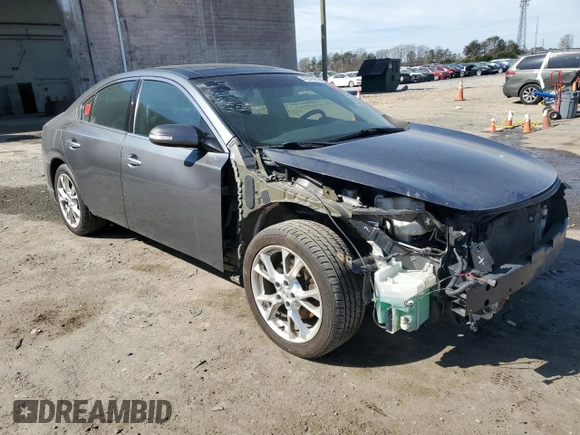2014 Nissan Maxima SV z VIN 1N4AA5AP0EC456652, wystawiony jako Copart lot #49590985 z przebiegiem 133 842 mil mil oraz Szkoda całkowita • Salvage title. Historia ofert i sprzedaży dostępna na DreamBid. Obrazek 4.