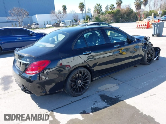 2017 Mercedes-Benz C 43 AMG with VIN 55SWF6EB0HU191825, listed as a IAAI auction lot 41682046 with 146,592 mi miles and . Bid and sale history available at DreamBid. Image 4.