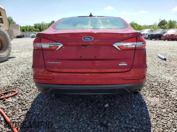 2020 Ford Fusion SE с VIN 3FA6P0HD9LR190100, выставлен на аукционе Copart как лот 57675085 с пробегом 73 187 миль миль и Списание • Salvage title. История ставок и продаж доступна на DreamBid. Изображение 6.