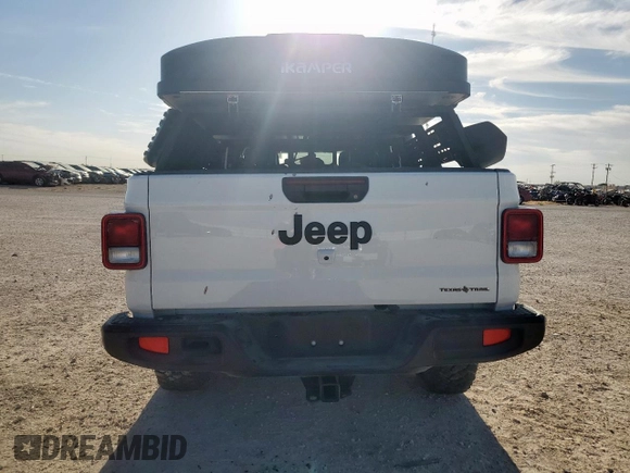 2023 Jeep Gladiator Texas Trail z VIN 1C6HJTAGXPL571931, wystawiony jako Copart lot #57955995 z przebiegiem 25 611 mil mil oraz Szkoda całkowita • Salvage title. Historia ofert i sprzedaży dostępna na DreamBid. Obrazek 6.