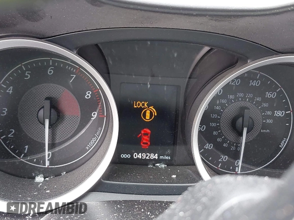 2014 Mitsubishi Lancer Evolution MR with VIN JA32W5FV7EU008165, listed as a IAAI auction lot 41553978 with 49,284 mi miles. Bid and sale history available at carsss.com. Image 7.