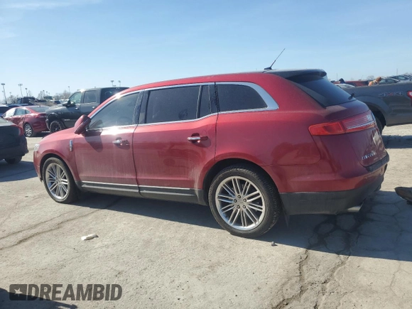 2015 Lincoln MKT EcoBoost with VIN 2LMHJ5AT0FBL01008, listed as a Copart auction lot 47419575 with 181,670 mi miles and Salvage Title. Bid and sale history available at DreamBid. Image 2.