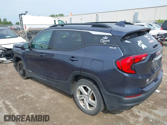 2018 GMC Terrain SLE with VIN 3GKALMEX0JL184311, listed as a IAAI auction lot 40238129 with 102,406 mi miles. Bid and sale history available at carsss.com. Image 3.
