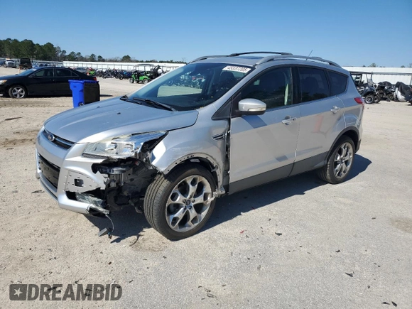 2014 Ford Escape Titanium with VIN 1FMCU0JX7EUE33971, listed as a Copart auction lot 45537205 with 94,733 mi miles and Salvage Title. Bid and sale history available at carsss.com. Image 1.