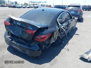 2021 Infiniti Q50 Luxe with VIN JN1EV7BP2MM707502, listed as a IAAI auction lot 42315854 with Not provided miles and . Bid and sale history available at DreamBid. Image 4.