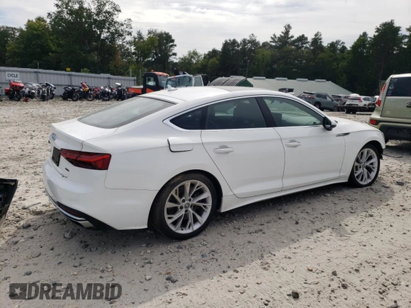 2020 Audi A5 Sportback Premium with VIN WAUANCF51LA008050, listed as a Copart auction lot 68305083 with 56,398 mi miles. Bid and sale history available at carsss.com. Image 3.