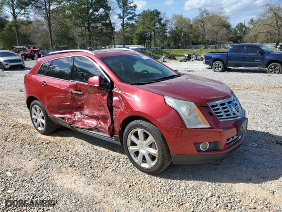 2013 Cadillac SRX Performance Collection with VIN 3GYFNDE32DS557913, listed as a Copart auction lot 49915595 with 146,641 mi miles and Salvage Title. Bid and sale history available at carsss.com. Image 4.
