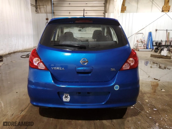 2008 Nissan Versa 1.8 SL with VIN 3N1BC13E58L422148, listed as a Copart auction lot 78907034 with 91,966 mi miles and Salvage Title. Bid and sale history available at carsss.com. Image 6.