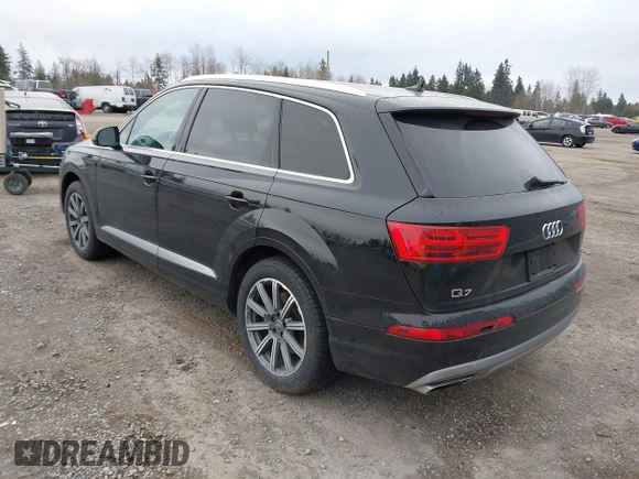 2018 Audi Q7 Premium Plus with VIN WA1LHAF76JD000508, listed as a IAAI auction lot 41837269 with 96,296 mi miles. Bid and sale history available at carsss.com. Image 3.
