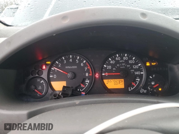 2010 Nissan Frontier LE with VIN 1N6AD0EV0AC436406, listed as a Copart auction lot 43228375 with 165,792 mi miles and Salvage title. Bid and sale history available at DreamBid. Image 9.