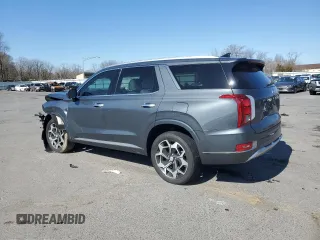 2022 Hyundai Palisade Calligraphy z VIN KM8R7DHE6NU392875, wystawiony jako Copart lot #48291705 z przebiegiem 21 152 mil mil oraz Szkoda całkowita • Salvage title. Historia ofert i sprzedaży dostępna na DreamBid. Obrazek 2.