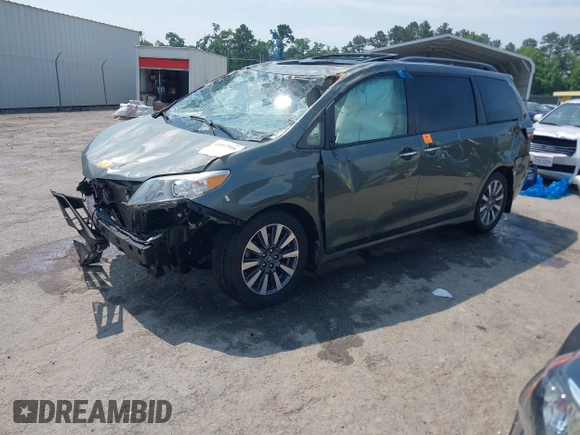 2019 Toyota Sienna XLE with VIN 5TDDZ3DC4KS217175, listed as a IAAI auction lot 42467596 with 95,515 mi miles and . Bid and sale history available at DreamBid. Image 2.