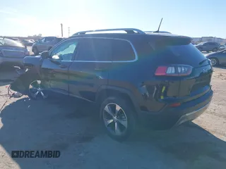 2020 Jeep Cherokee Limited with VIN 1C4PJLDB8LD577123, listed as a IAAI auction lot 41220273 with 92,573 mi miles. Bid and sale history available at carsss.com. Image 3.