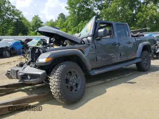 2023 Jeep Gladiator Sport S z VIN 1C6HJTAGXPL573758, wystawiony jako Copart lot #56635955 z przebiegiem Nie podano mil oraz Szkoda całkowita • Salvage title. Historia ofert i sprzedaży dostępna na DreamBid. Obrazek 1.