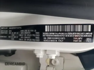 2019 Maserati Levante GranSport with VIN ZN661XUS8KX313673, listed as a Copart auction lot 66441554 with 76,388 mi miles and Salvage Title. Bid and sale history available at carsss.com. Image 15.