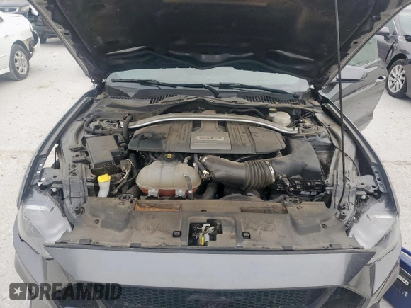 2019 Ford Mustang GT z VIN 1FA6P8CF5K5122630, wystawiony jako Copart lot #57345845 z przebiegiem 60 281 mil mil oraz Szkoda całkowita • Salvage title. Historia ofert i sprzedaży dostępna na DreamBid. Obrazek 11.