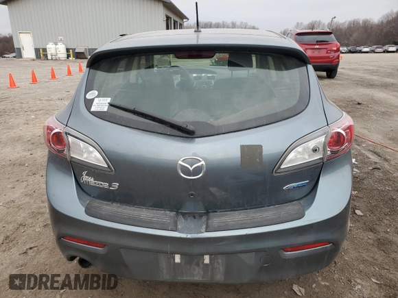 2013 Mazda 3 i Touring with VIN JM1BL1L83D1712686, listed as a Copart auction lot 46479425 with 188,740 mi miles and Salvage title. Bid and sale history available at DreamBid. Image 6.